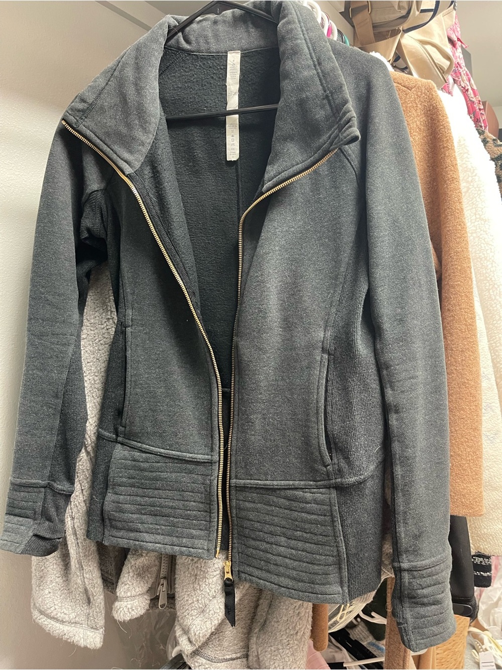 Charcoal Lululemon Sweater Scuba